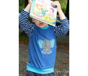 Stickdatei - Dschungeltiere Appli Papagei fliegend